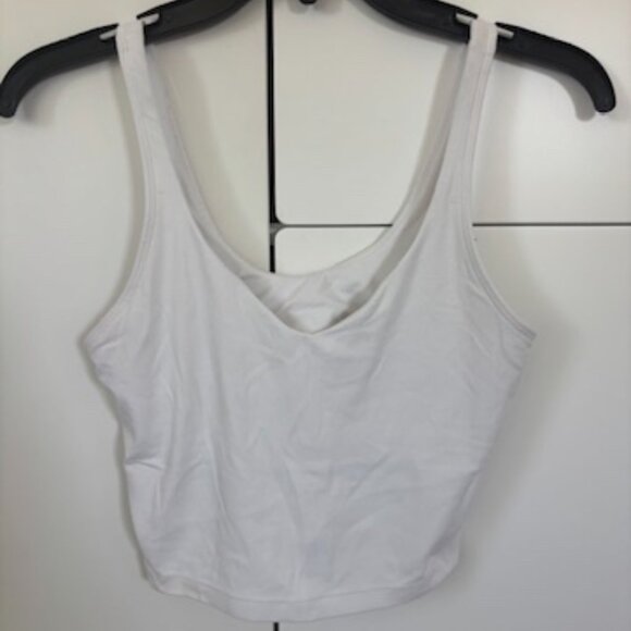 Lululemon White Align Tank Size 4 - Picture 2 of 5